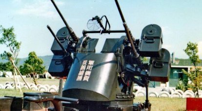 Система ПВО Тайваня: зенитные пулемётные и артиллерийские установки